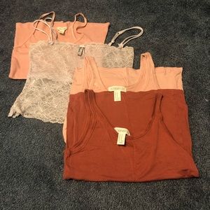 4 tank top lot!